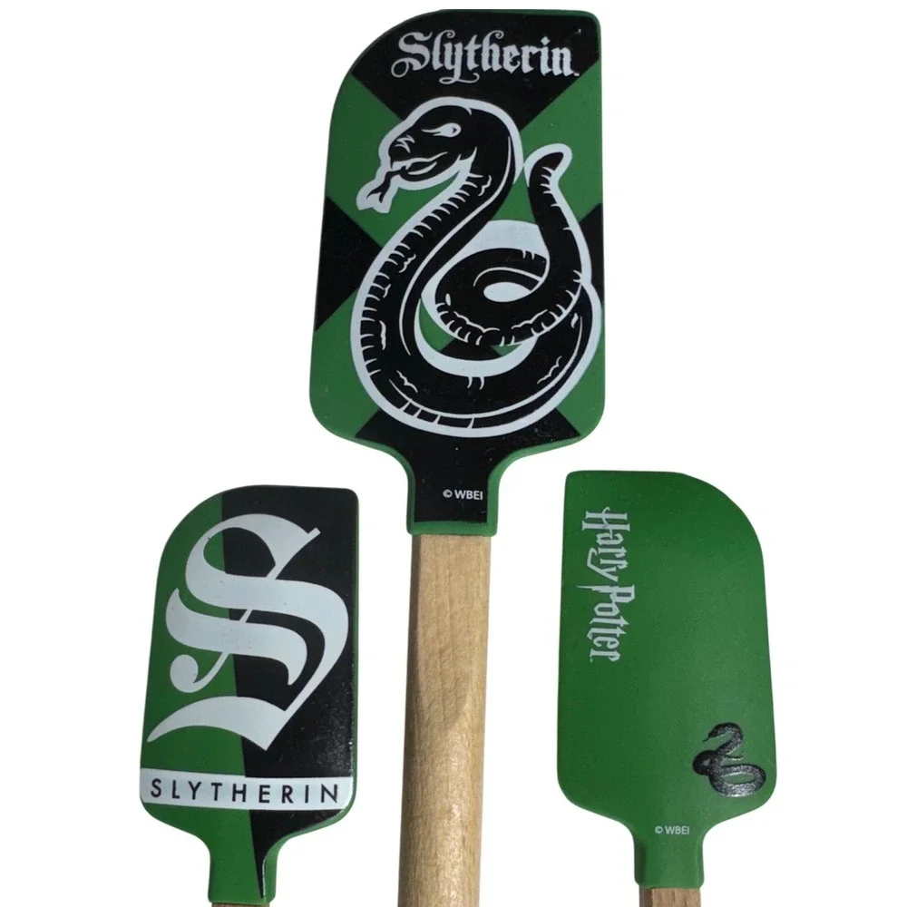 Williams Sonoma Harry Potter Slytherin‎ Spatula and Turner Set 4pc Discontinued
